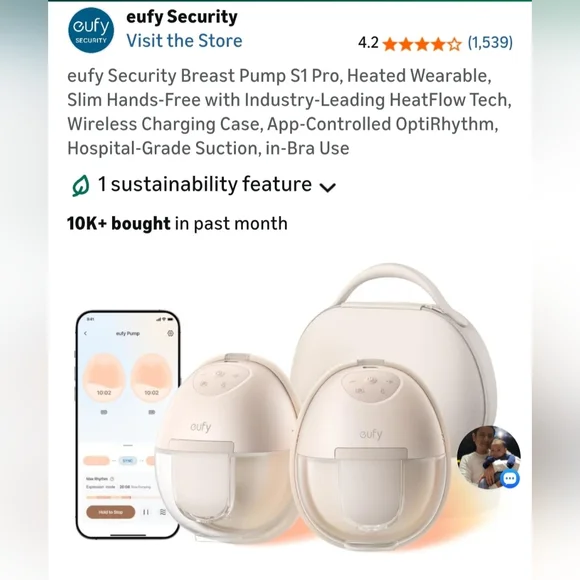 Eufy Breast Pump Charger Case - Picture 2 of 10